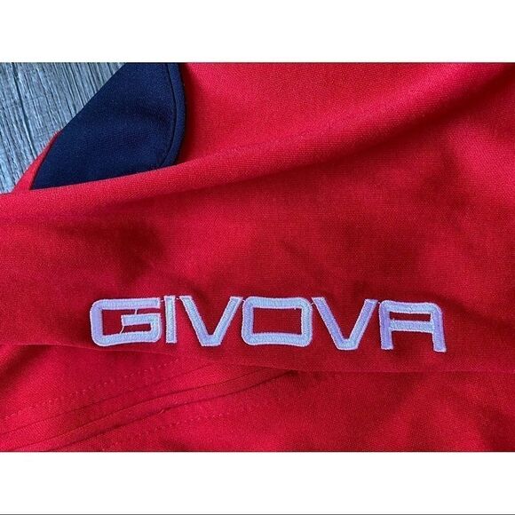📌3/25 Givova Boys Mock Full Zip Track Jacket - Picture 7 of 12
